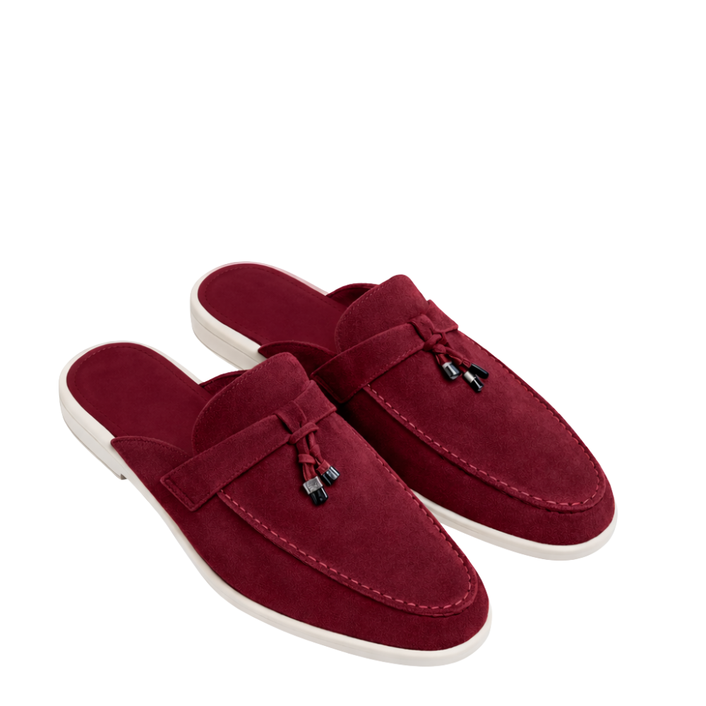 Italian Artisan Crafted Mule with Modern Tassel Finish