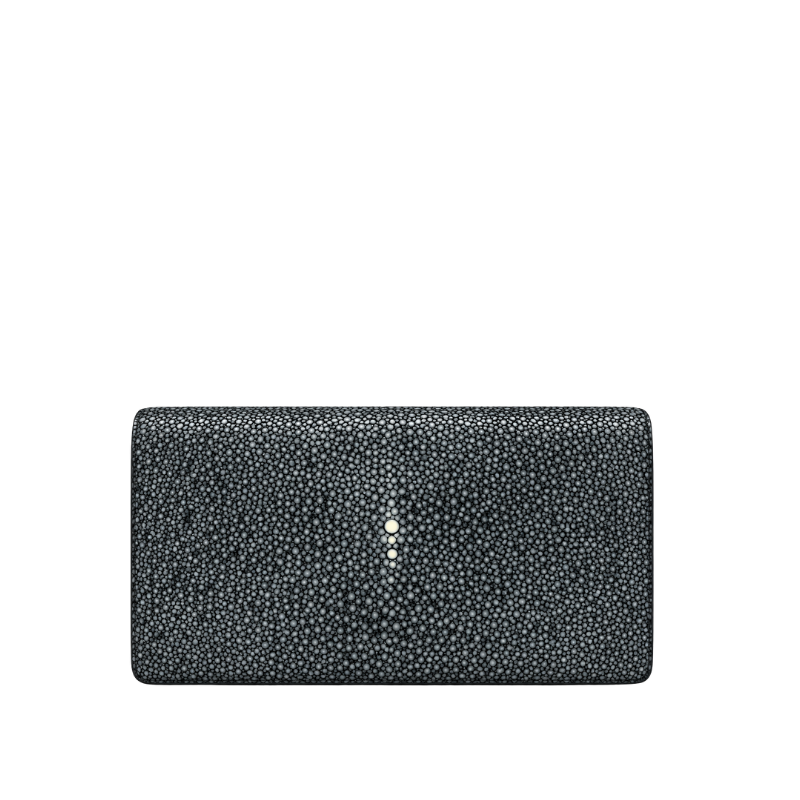 Caviar Textured Continental Wallet