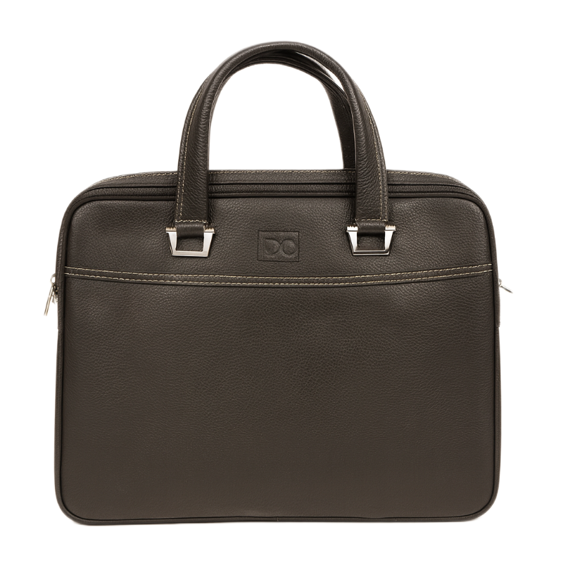 Luxury Textured stylish Leather Black Briefcase Bag