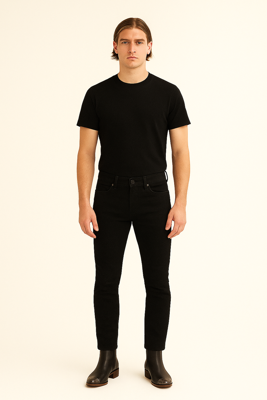 Side Zip Boot with Silver Toe