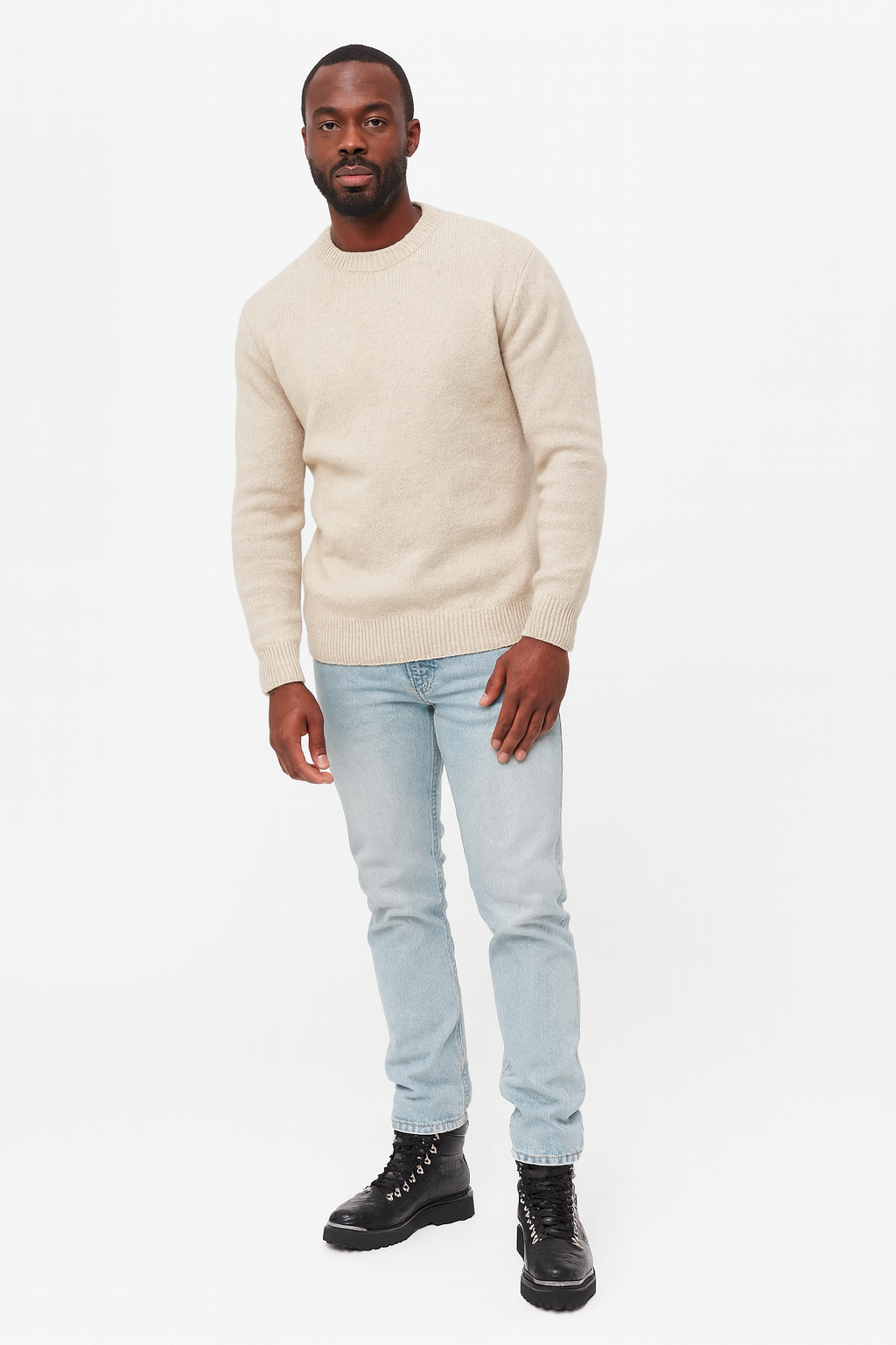 BIKER BOOTS IN OSTRICH