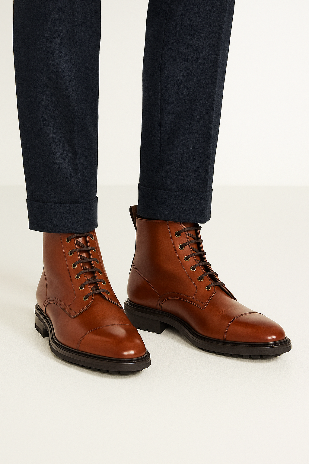 Jamie Cervantes Lace Up Boots