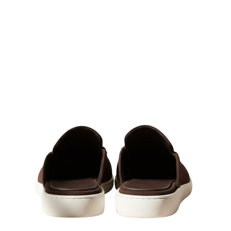 Azure Drift Suede Relaxed Fit Mule