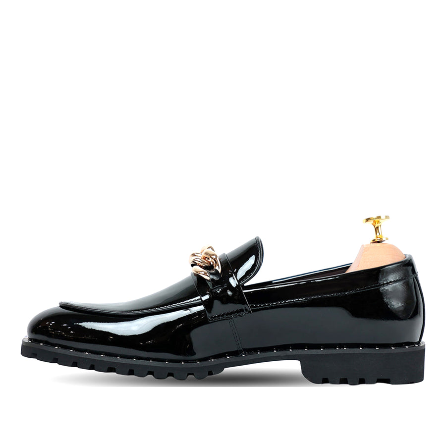 Patent Slip On Loafers