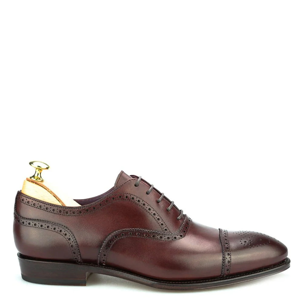 Classic Leather Cap-Toe Formal Oxford Shoe