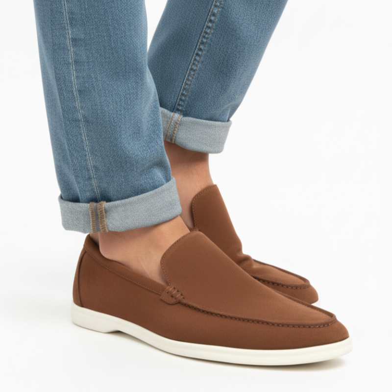 Classic Slip On Loafers With Contemporary Edge