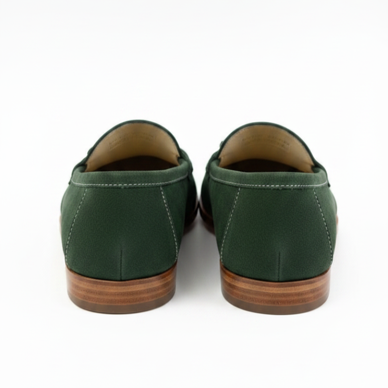 Classic Buckle Italian Leather Horsebit Loafers