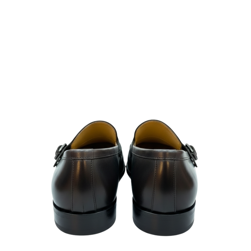 Classic Buckle Leather Formal Loafers