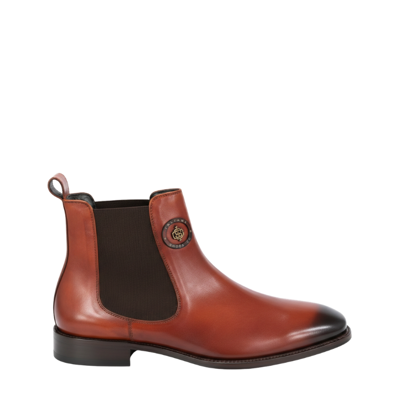 Classic Chelsea Boots With Regal Finish