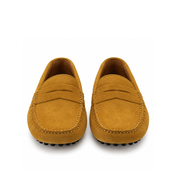 Classic Crafted Italian Suede Penny Driving Loafers