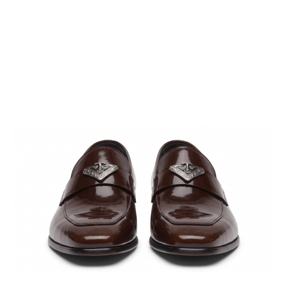 Classic Crest Patent Leather Loafer