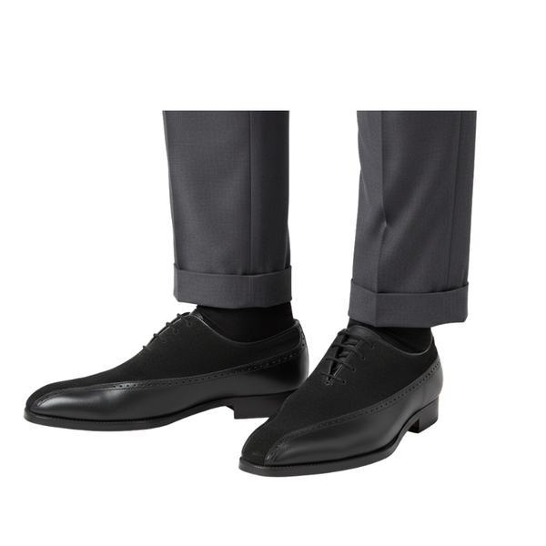 Classic Dual Tone Texture Brogue Elegance Oxford Shoes
