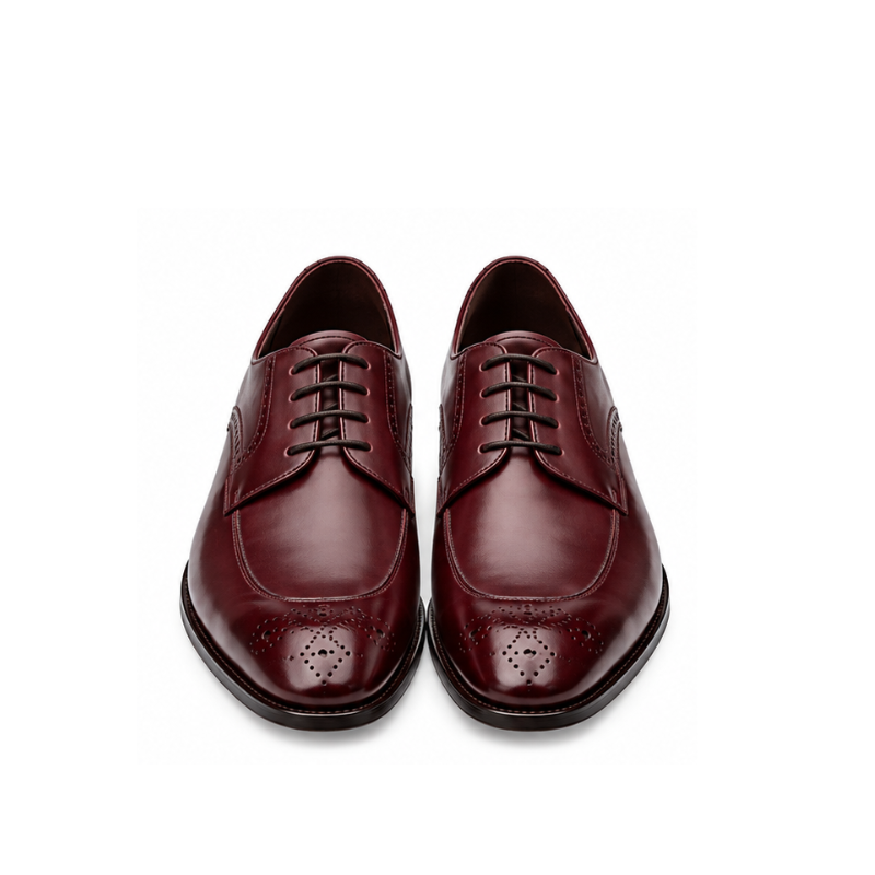 Classic Elegance Leather Brogue Oxford Shoes