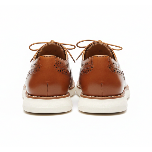 Classic Elegance Leather Wingtip Oxford Shoes