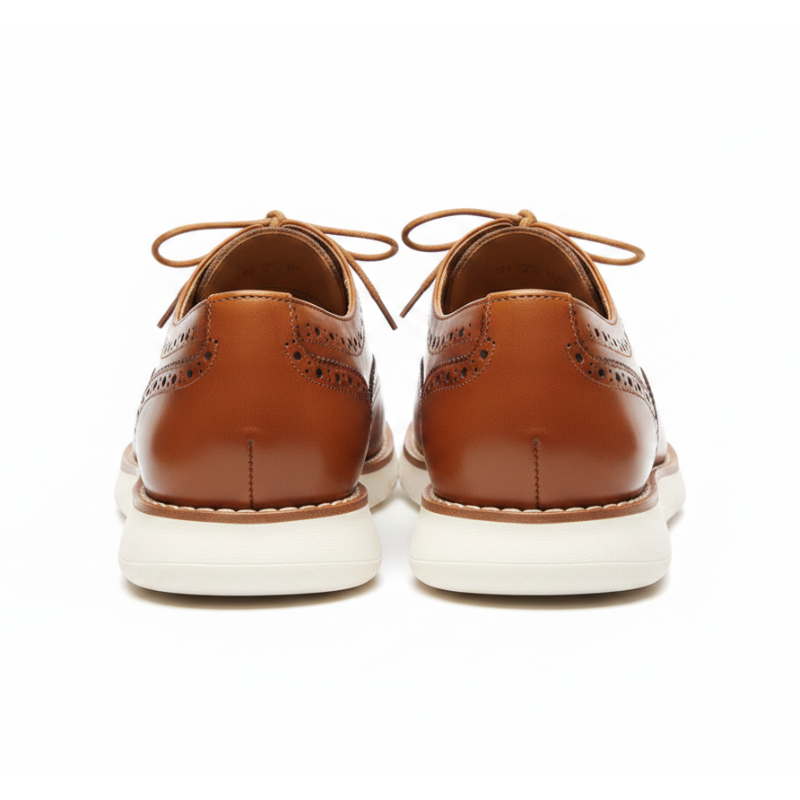 Classic Elegance Leather Wingtip Oxford Shoes