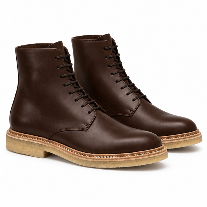 Classic Lace-Up Ankle Boots