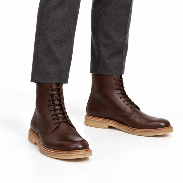 Classic Lace-Up Ankle Boots