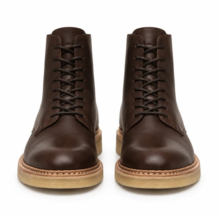Classic Lace-Up Ankle Boots — front
