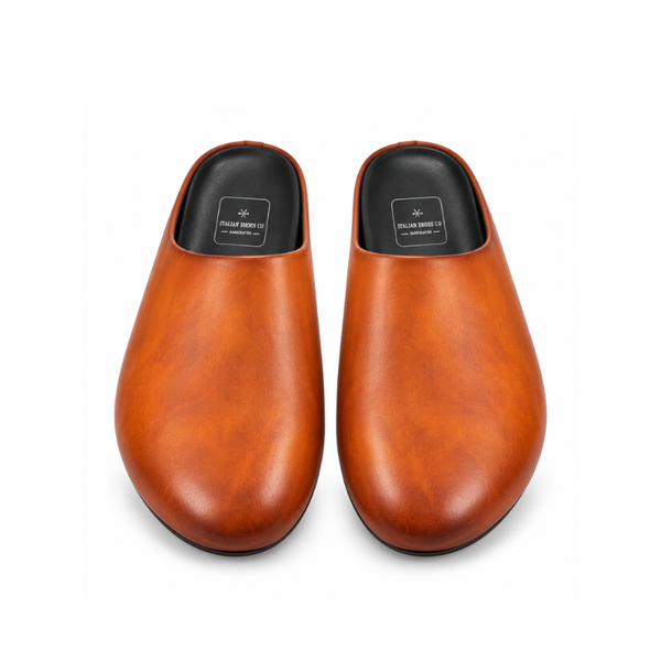 Classic Leather Italian craft Mule