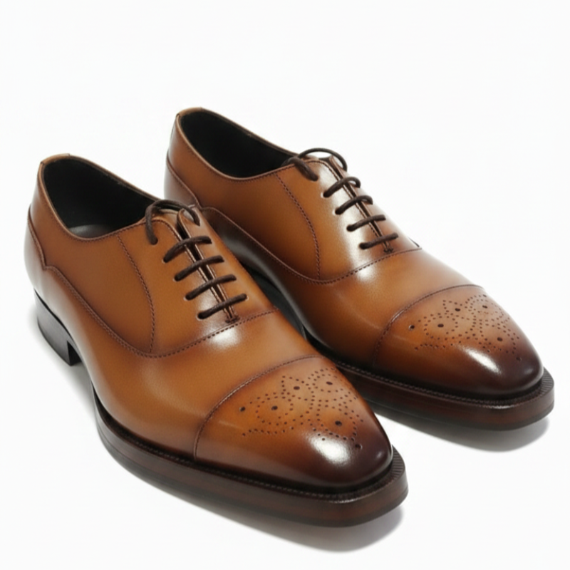 Classic Leather Lace Up Oxford Formal Shoes