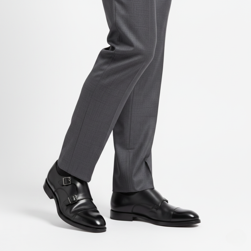 Classic Monk Strap Shoe in Italian Crafted Perfection