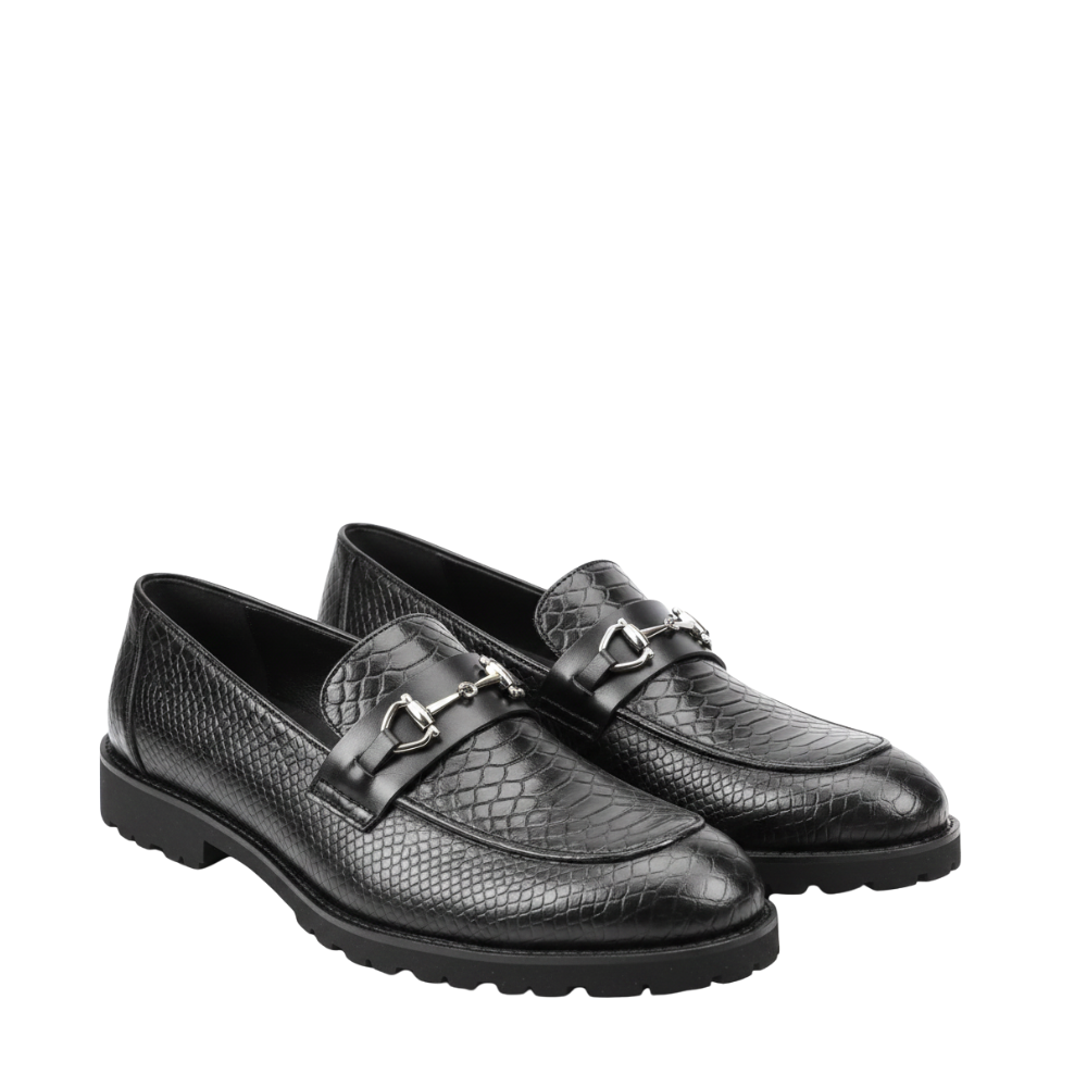 Serpent Crest Classic Loafers