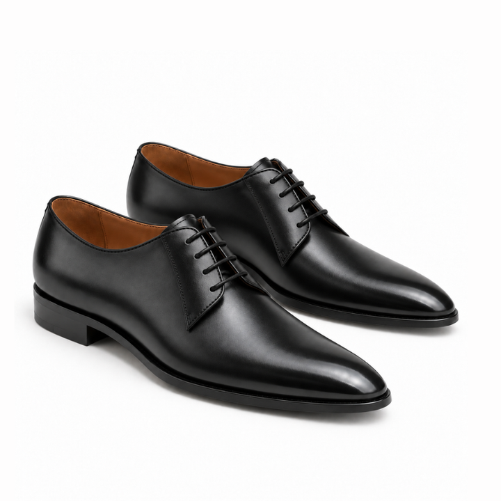 Classic Plain-Toe Derby Shoes