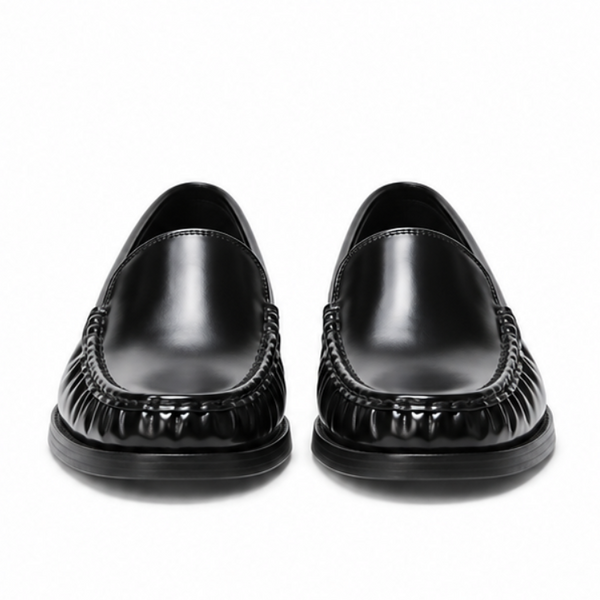 Classic Ruched Penny Loafer