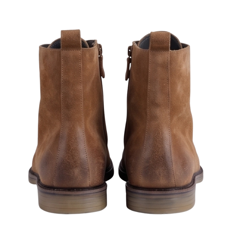 Classic Rugged Suede Lace up Boots