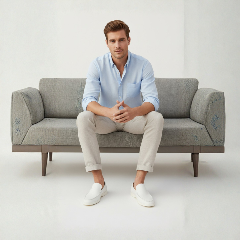Classic Slip On Loafers With Contemporary Edge