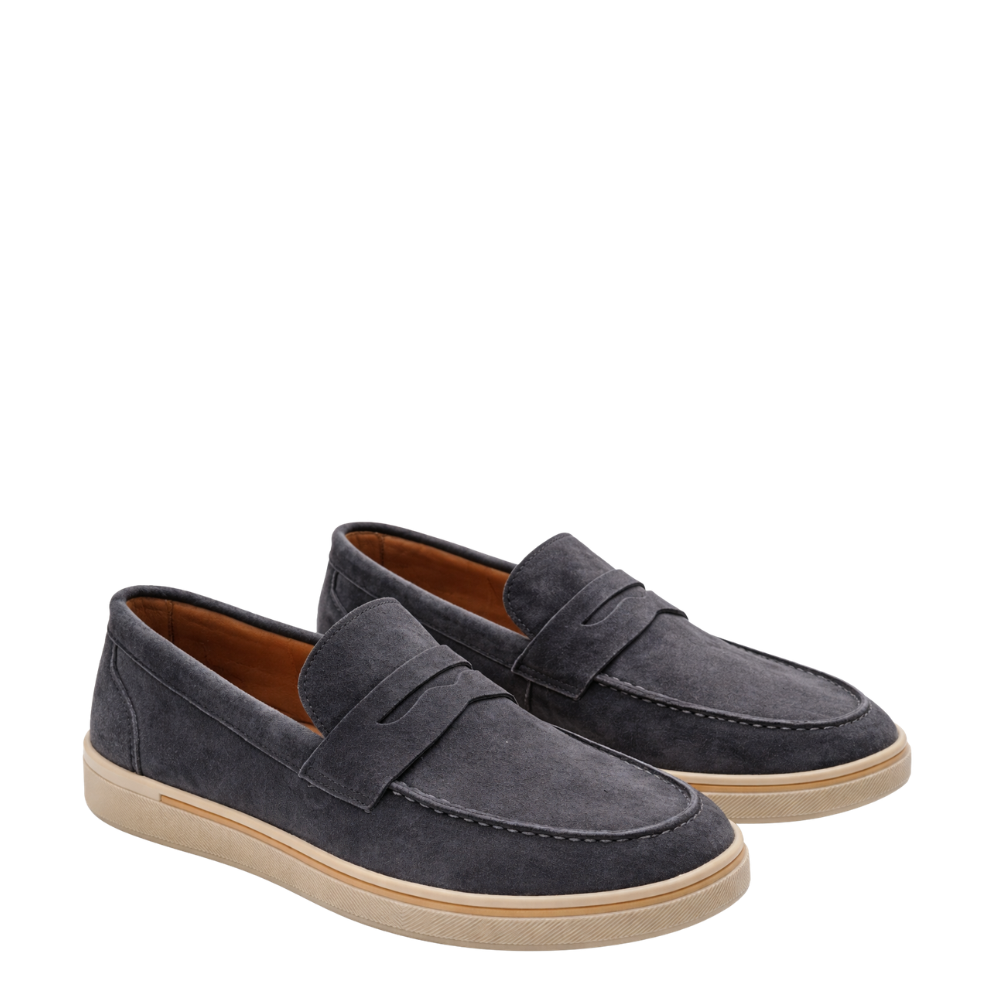 Classic Suede Italian Loafer with Modern Sole