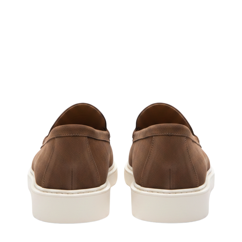 Classic Suede Loafers With Smooth Refined Versatility