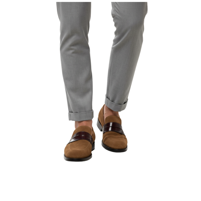 Italian Pinocchio Leather Loafers