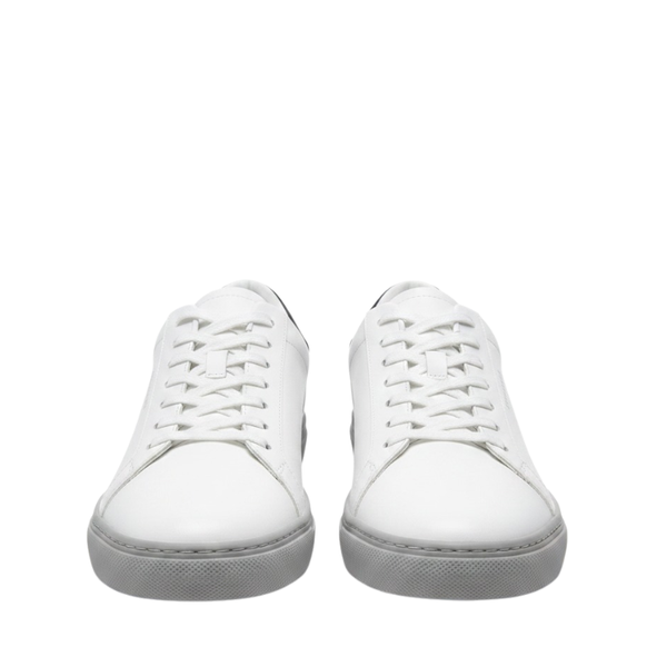 Crisp Luxe Sneaker With Elegant Contrast