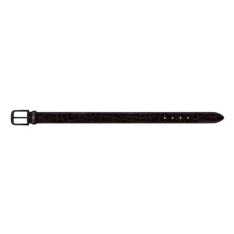 Croc Crest Luxury Leather Belt