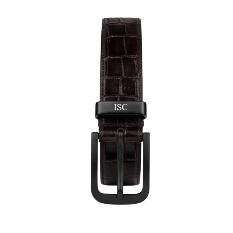 Croc Crest Luxury Leather Belt