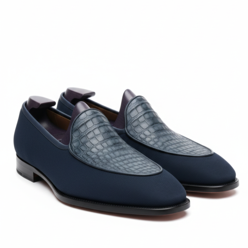 Croc Elegance Slip-On Italian Loafers
