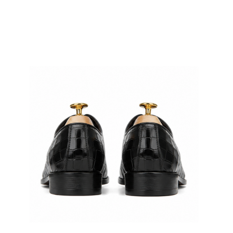 Croco British Oxfords Shoes