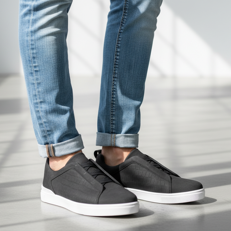 Croco Fusion Tripple Stitch Comfort Sneakers
