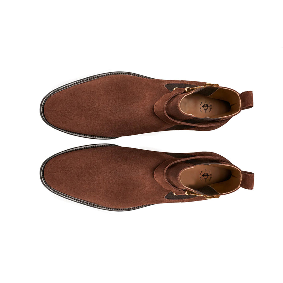 Diego Leather High Ankle Boots