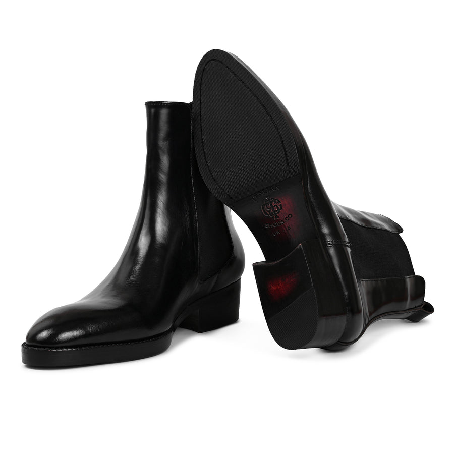Luxury Handmade Italian Leather Chelsea Boots