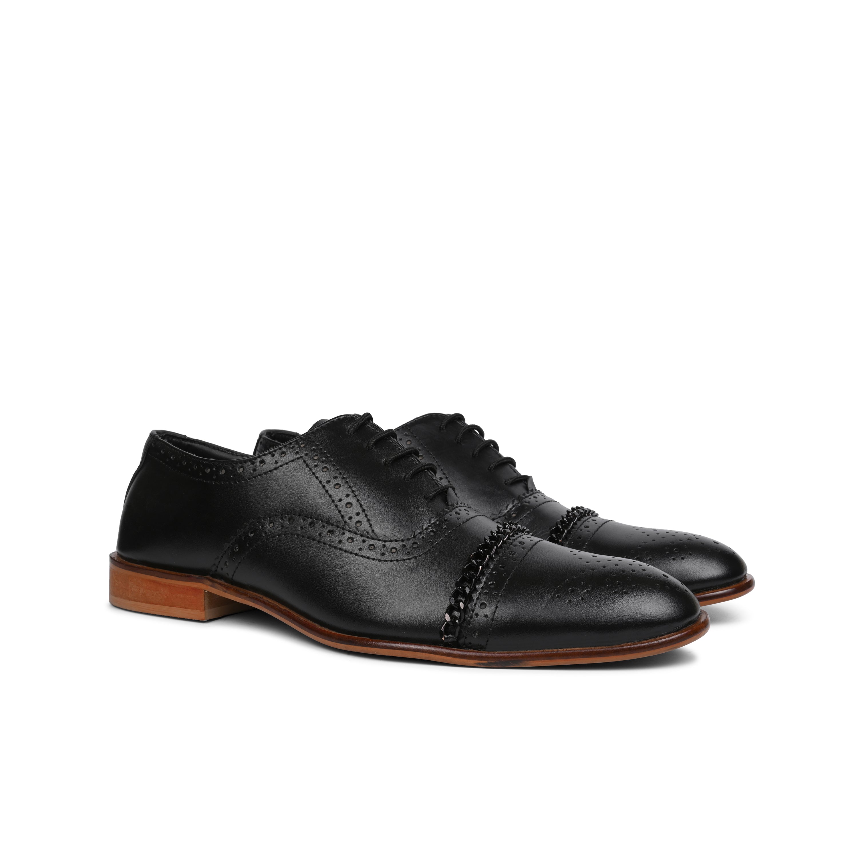 Derby Shoes With Chain