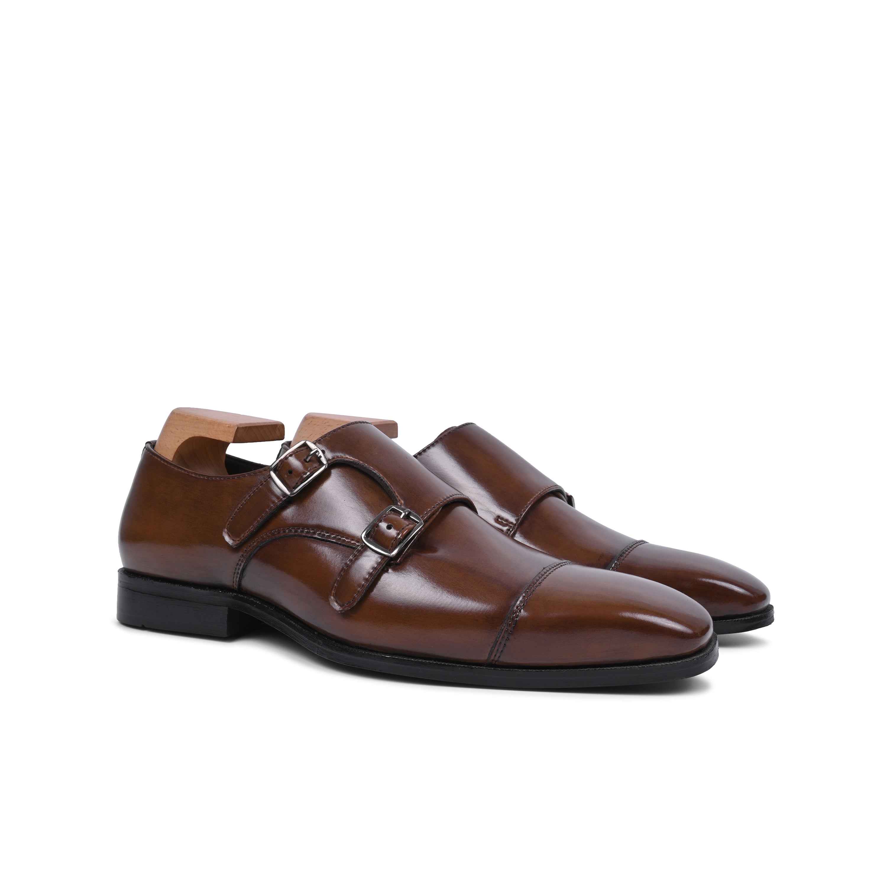 Twin Tuxedos Monkstrap Shoes