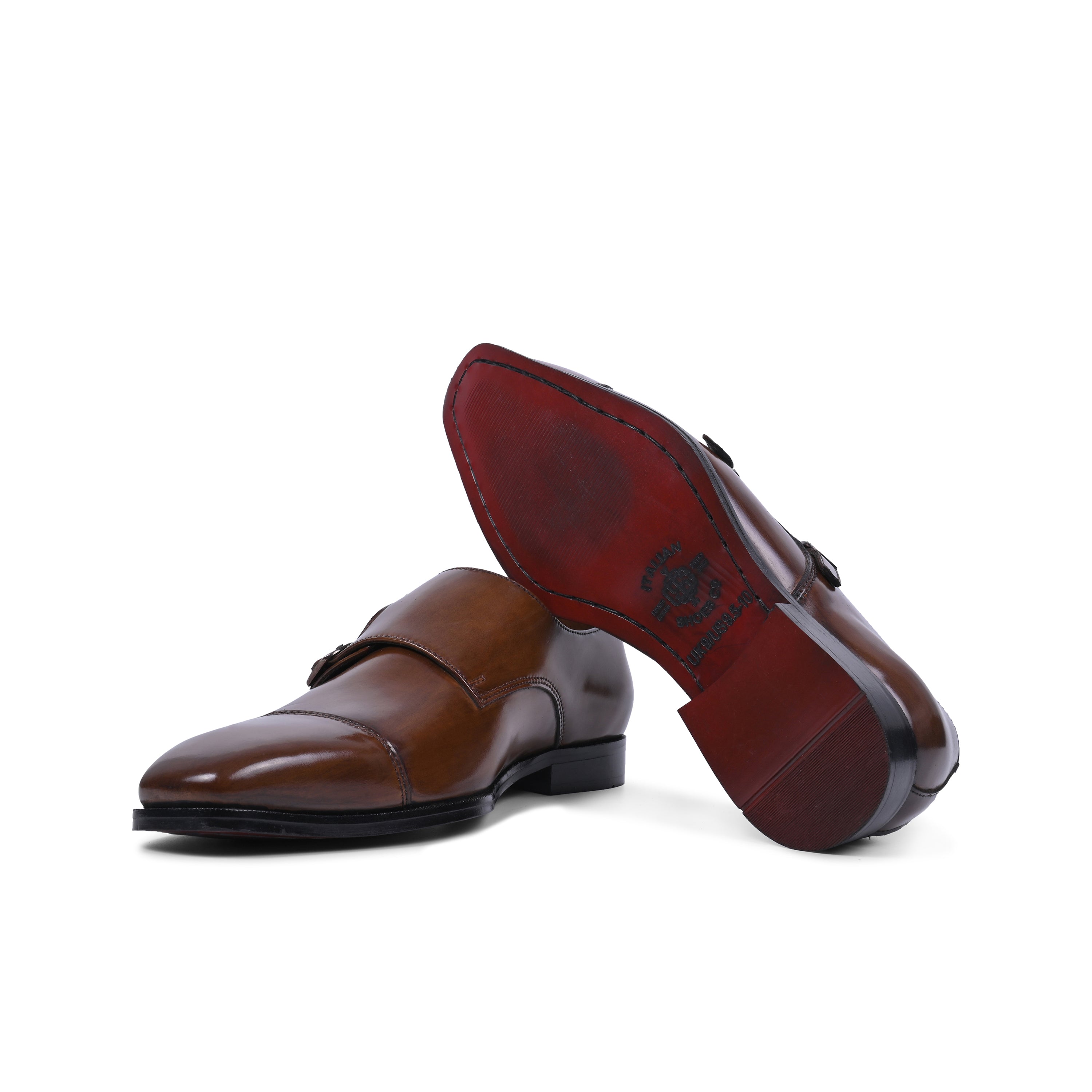 Twin Tuxedos Monkstrap Shoes