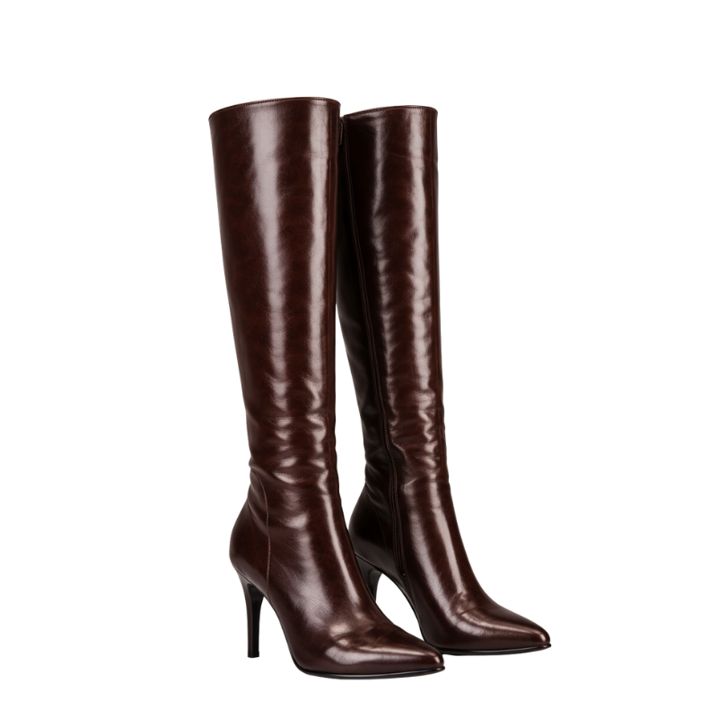 Luxury Sculpt High-Heel Knee Boots