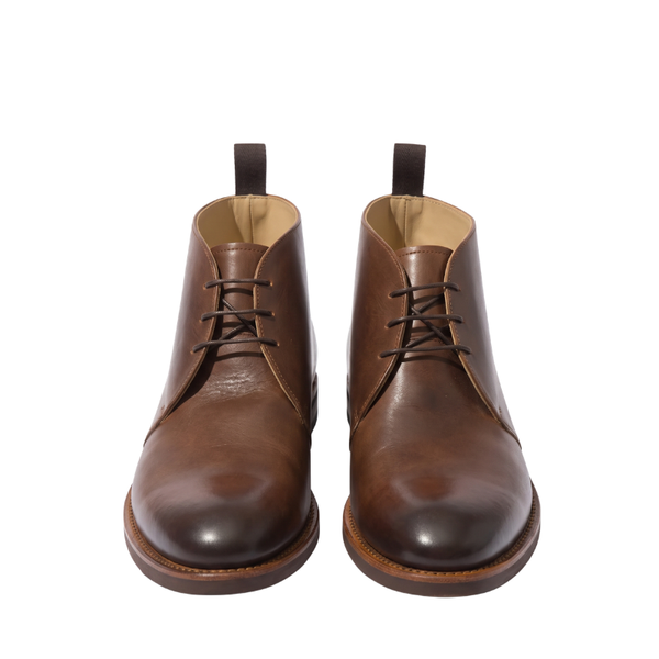 Derby Leather Chukka Ankle Boots