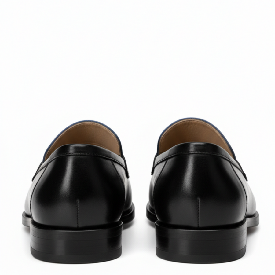 Dual-Tone Italian Luxe Panel Loafers