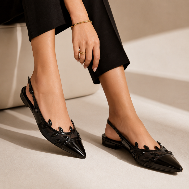 Elara Vine Slingback Flats