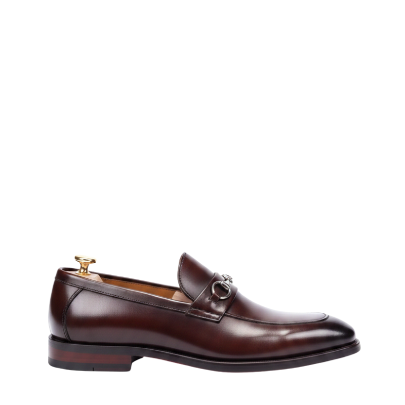 Elegant Craft Leather Horsebit Loafers