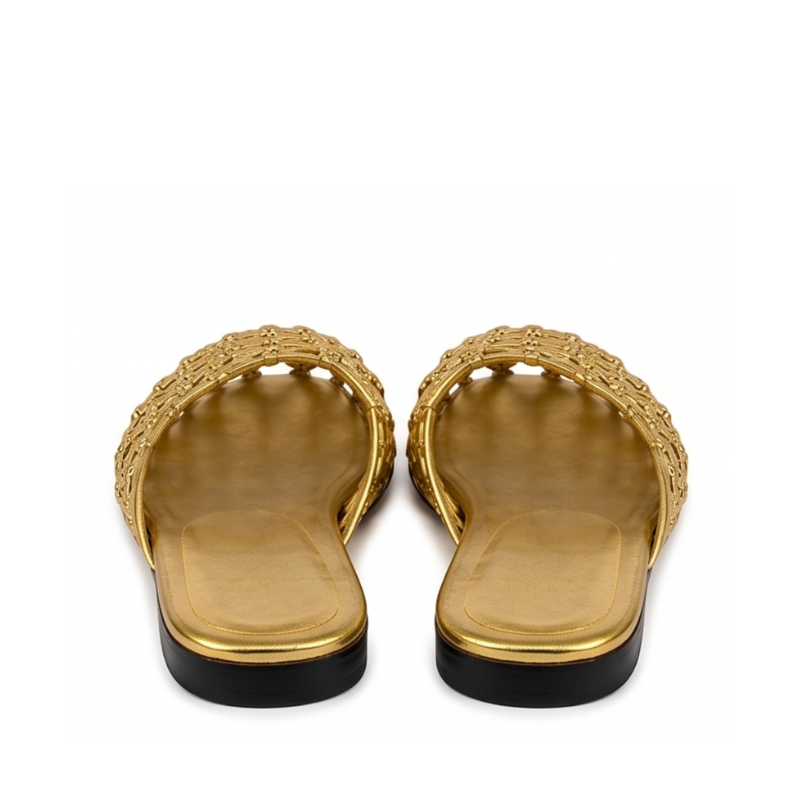 Elegant Woven Slip-On Comfort Flats